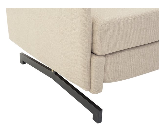 Beliani Sofá de 2 plazas Poliéster BELFAST Beige