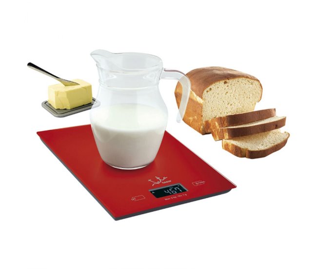 Báscula Digital de Cocina 729R Rojo