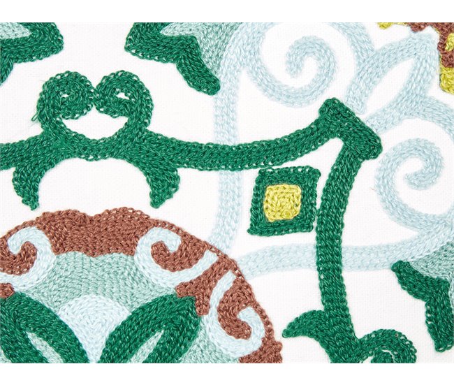 Beliani Cojín decorativo ELANITE Verde