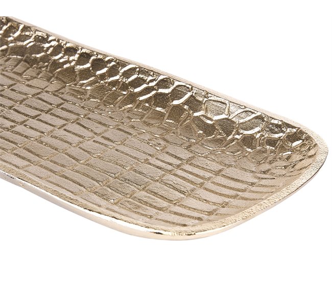 Beliani Plato decorativo BRANTAS Dorado