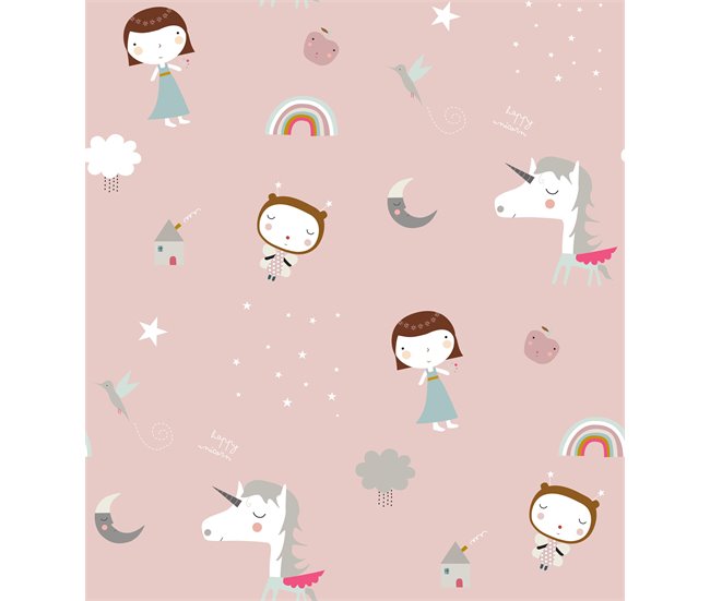 FUNDA NÓRDICA CUNA/MAXICUNA UNICORN WHITE 