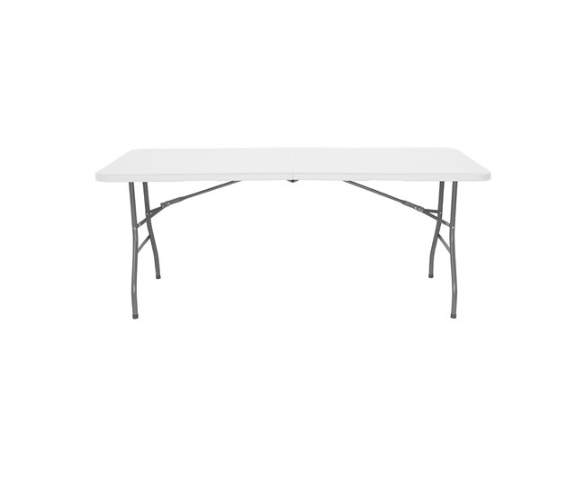 Mesa multiusos CATERING plegable 180x74cm HDPE blanco Blanco