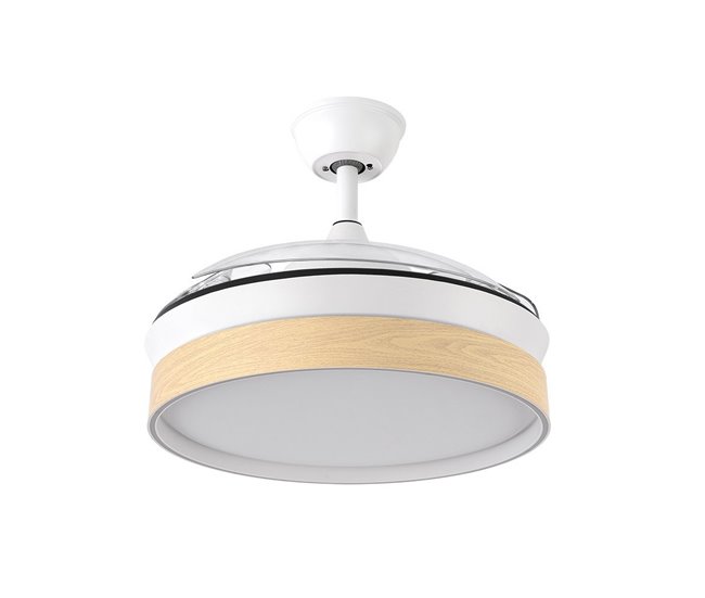 Ventilador De Techo Metal Serie Iglu Blanco
