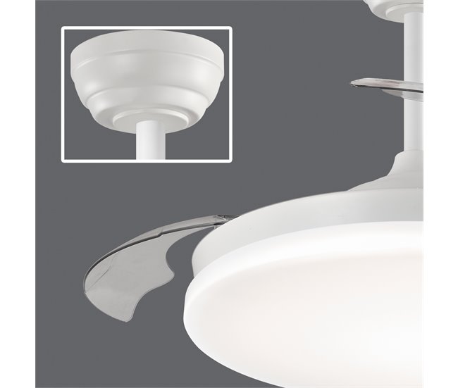 Ventilador MALTA II retractil color blanco Blanco