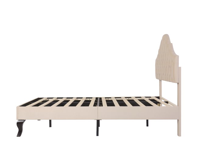 Marco de la cama Beige
