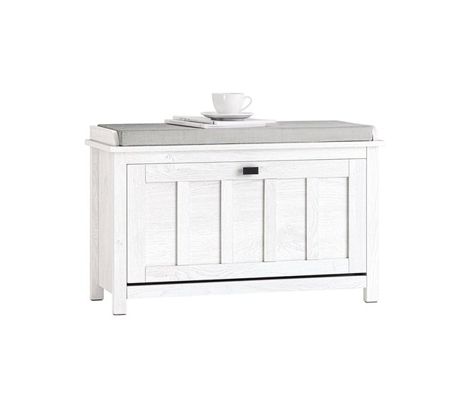 Banco Zapatero Con 1 Puertas SoBuy Blanco