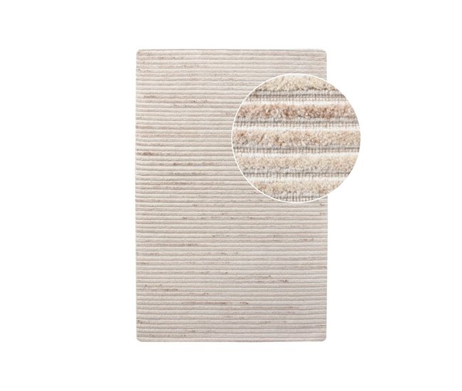 Alfombra Rectangular Mango Beige