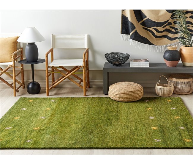 Beliani De pelo corto YULAFI 160x230 Verde