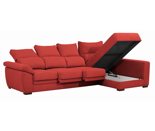 Chaise longue ARGOS Rojo
