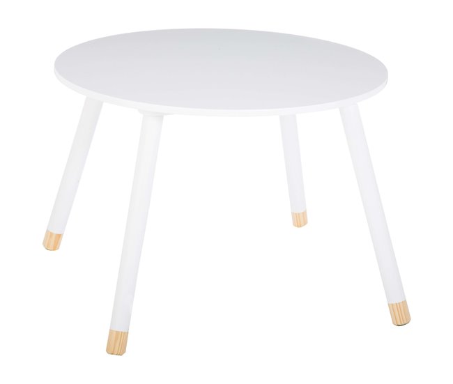 Mesa Infantil Douceur Melamina con Silla a Juego Blanco/ Madera