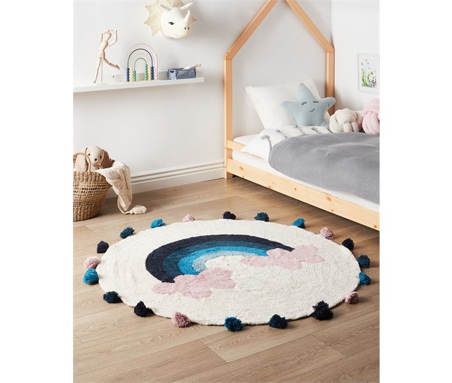 Beliani Alfombra para niños GORISA Beige