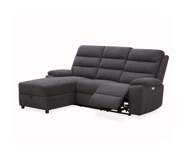 Chaise longue relax eléctrica AMANDA Gris