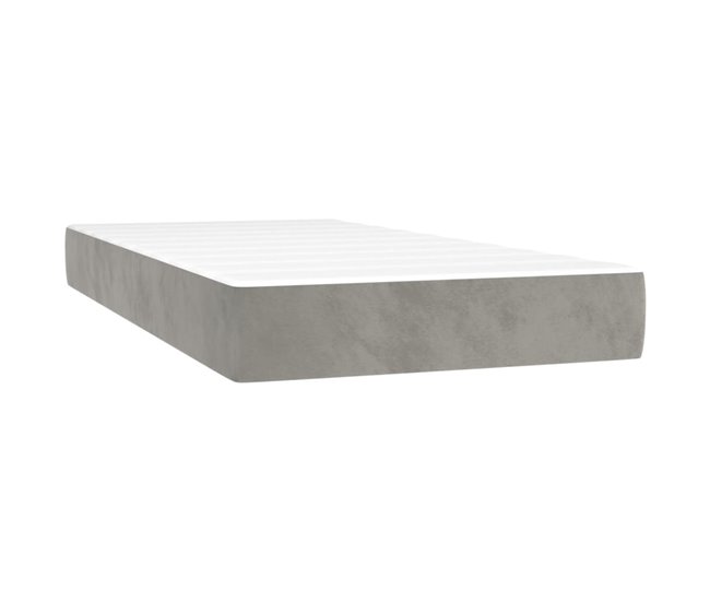 Cama box spring 100x200 Gris