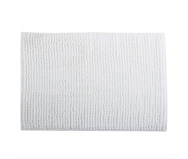 Alfombra De Baño Msv "Chenille" 60x40 Blanco