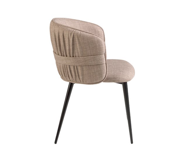 ANGEL CERDA Silla tela marrón Marron