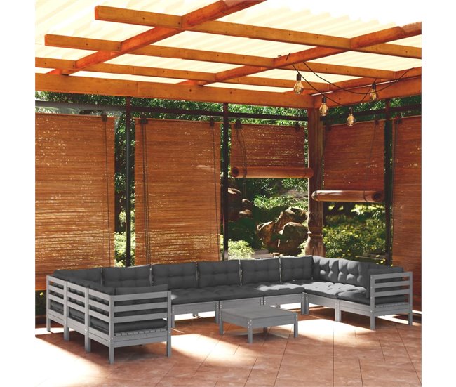 Conjuntos de jardin Gris