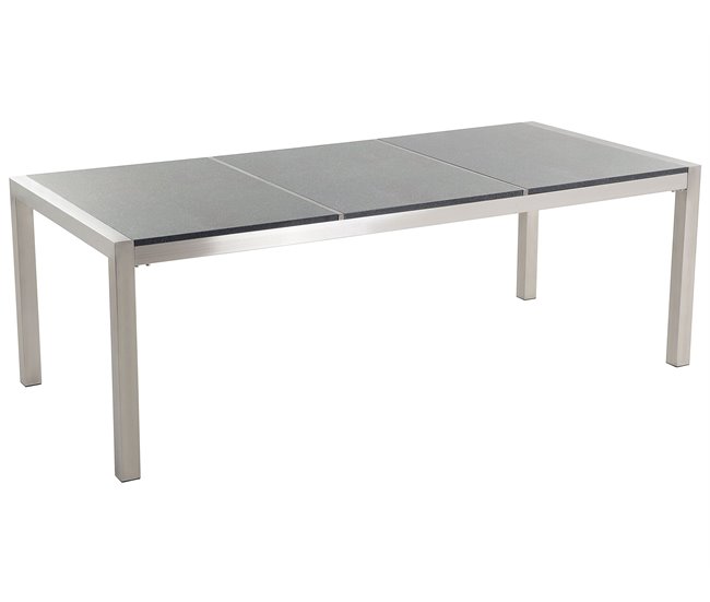 Beliani Conjunto de comedor GROSSETO Gris