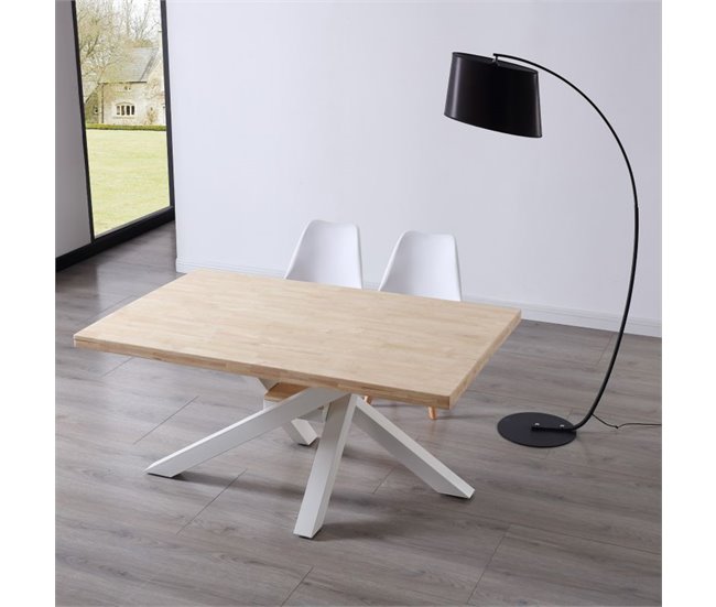 Mesa de comedor Xena 160 100x160 Blanco