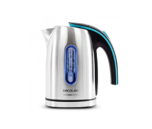 Hervidor de agua ThermoSense 220 Steel Cecotec Plateado