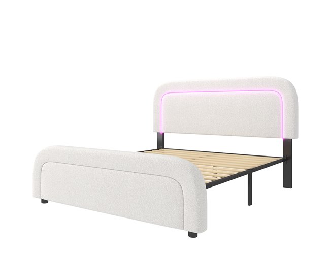 Camas de matrimonio 170x208 Blanco