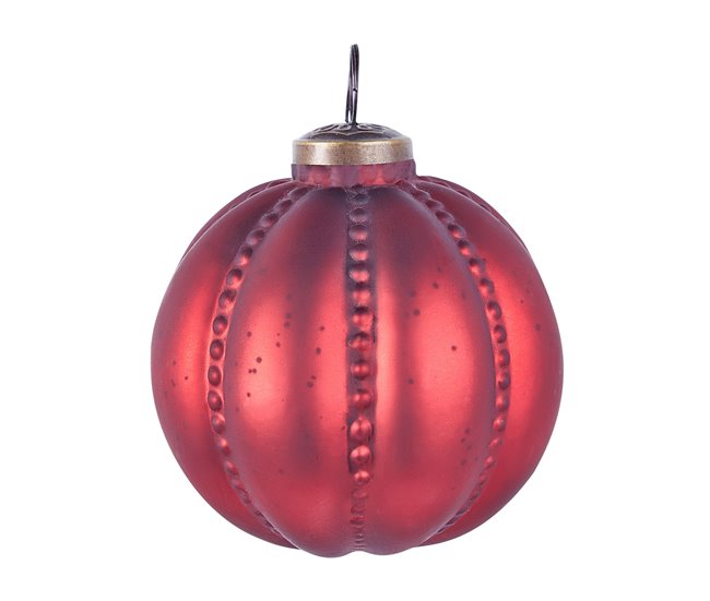 Beliani Guirnaldas de navidad ARGENTIN Rojo