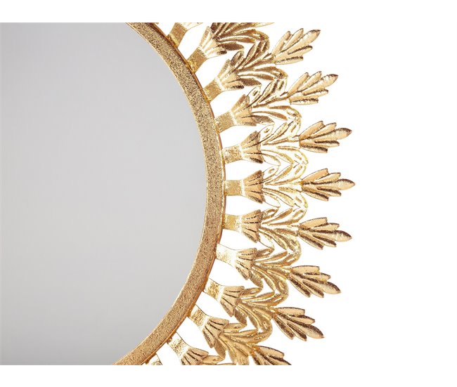 Beliani Espejo VOREY Dorado