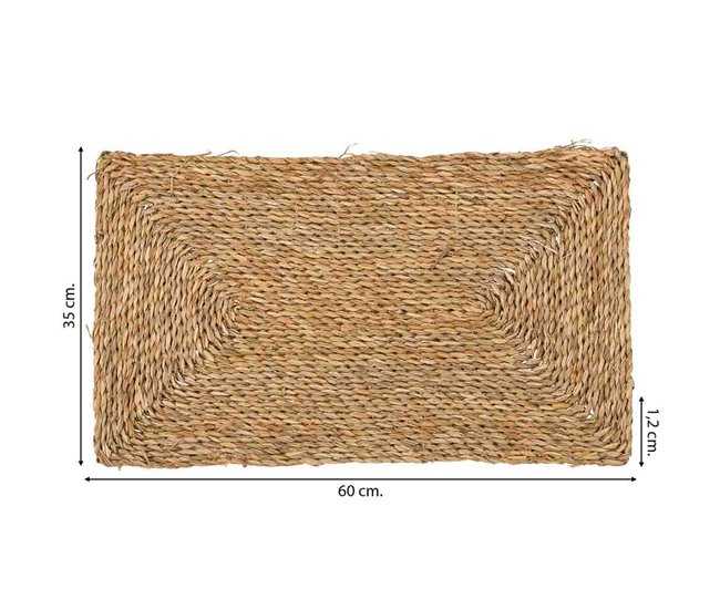 Felpudo de fibra Marron