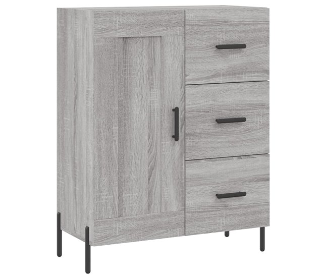 Aparador de madera de ingeniería 69 Blanco