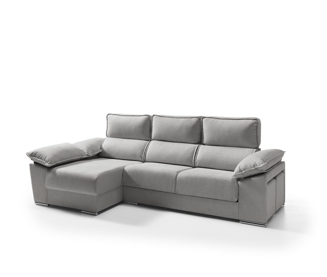Chaise longue con arcon DIWY Gris