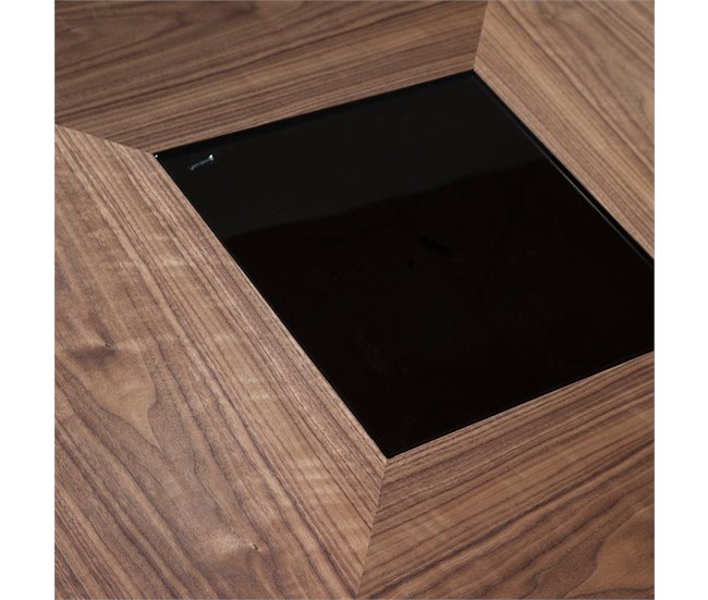 Mesa comedor cuadrada nogal Nogal