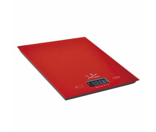 Báscula Digital de Cocina 729R Rojo