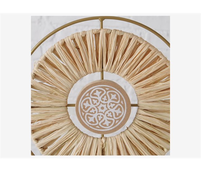 Figura decorativa mandala ALI surtida material madera Multicolor