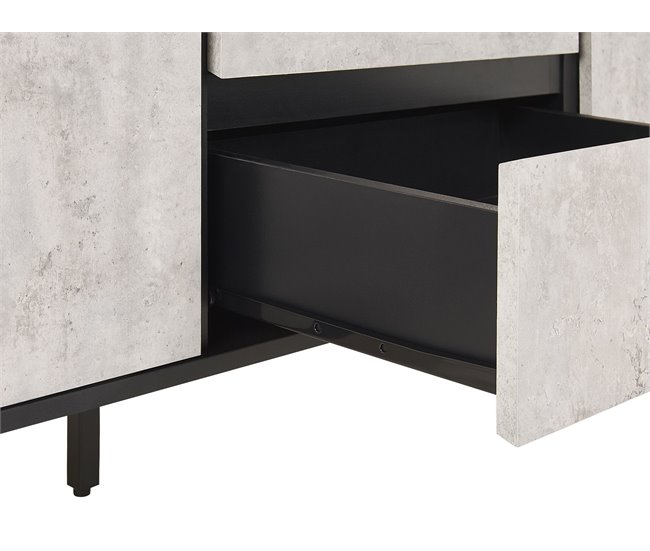 Beliani Aparador BLACKPOOL 177 Gris