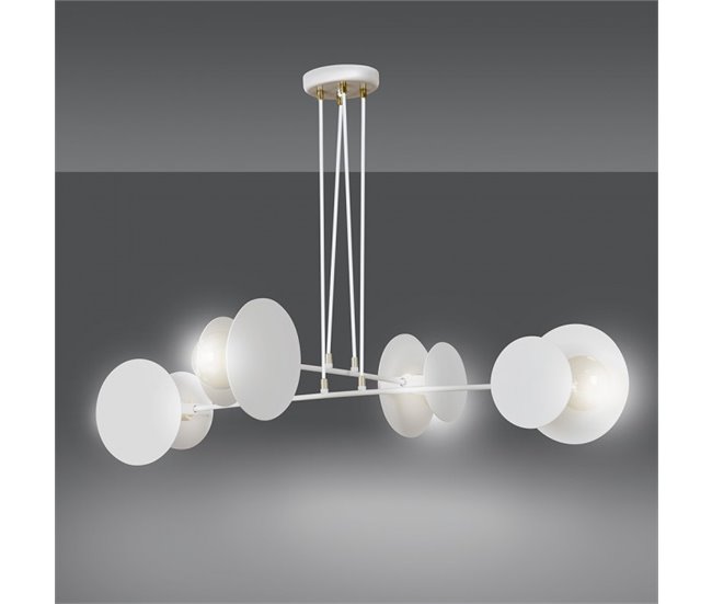 Lámpara de techo Denis (4 luces) Moderno Blanco