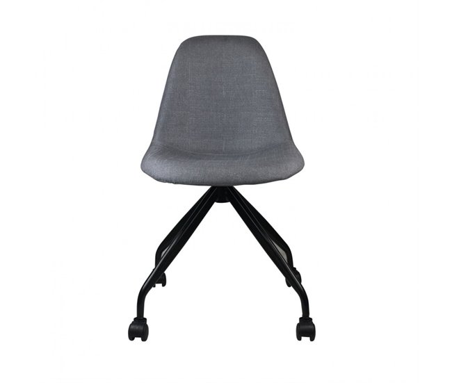 Silla de Escritorio con Ruedas Thinia Home Gris