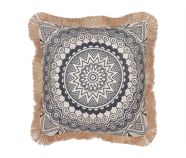 Beliani Cojín decorativo AGRIMONY Beige