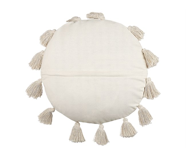Beliani Cojín decorativo MADIA Beige