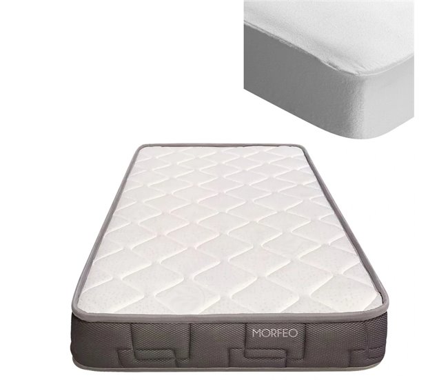 Colchón de maxicuna bebé HR Morfeo + protector de colchón 