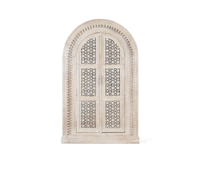 Mueble de madera de mango  .GINER Y COLOMER Blanco