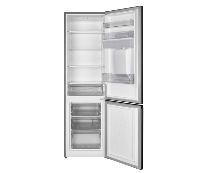 Frigorífico Combi 1,80M 260L color inox CONFORTEC CFB296XDE Inox