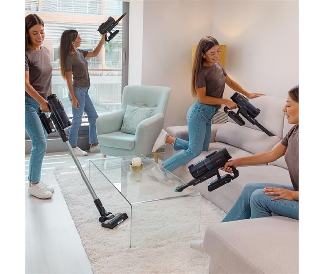 Aspirador Vertical Conga Rockstar 1500 Ray Eternal Cecotec Negro
