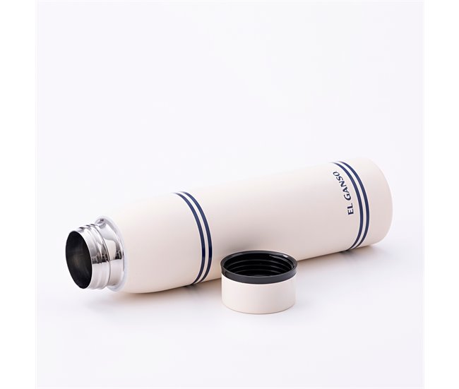 Botella de agua en acero inoxidable El Ganso Blanco