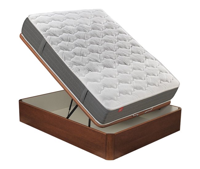 Colchón DREAMLIGHT 8K PIKOLIN de muelles de hilo continuo Normablock + canapé gratis Pikolin color cerezo 
