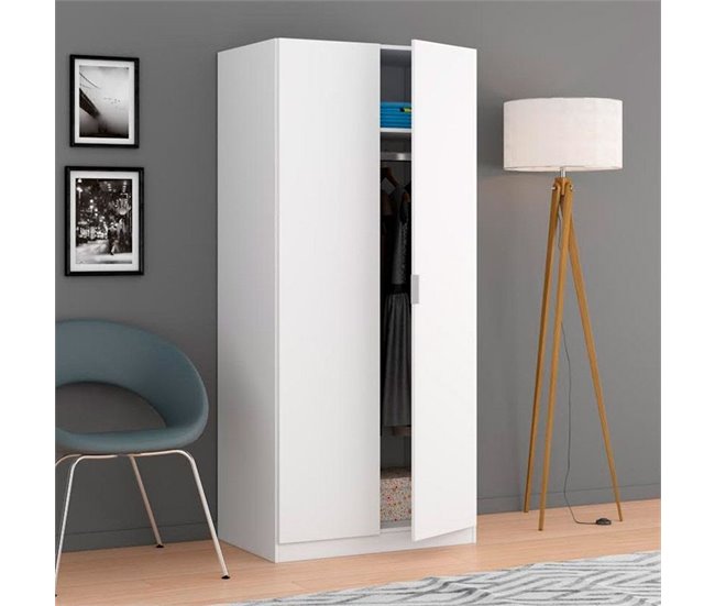 Armario Low Cost 2 puertas 81 Blanco