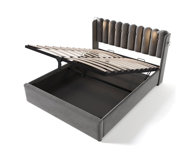 Canapés abatibles Gris