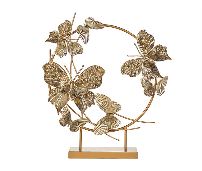 Beliani Figura decorativa BERYLLIUM Dorado