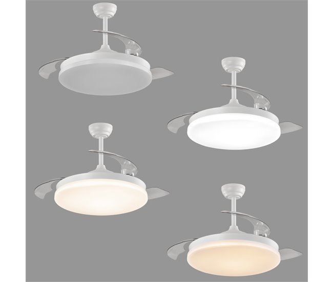 Ventilador MALTA II retractil color blanco Blanco