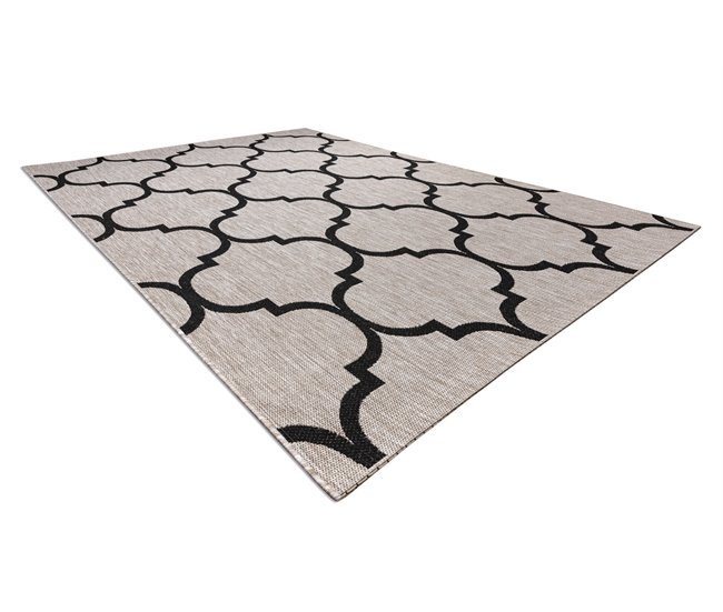 Alfombra de cuerda sisal FLOORLUX 20608 Espaldera marroquí 240x330 Gris