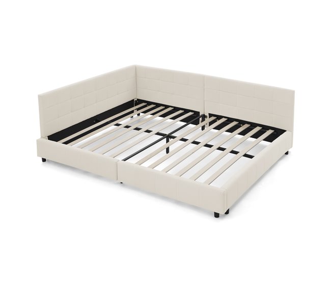 Camas de matrimonio 216x173 Beige