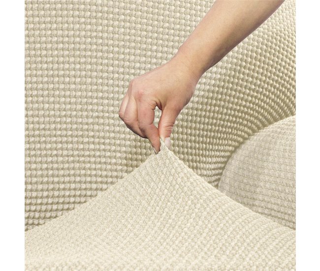 Funda para chaise longue de brazo corto izquierdo NIAGARA Beige